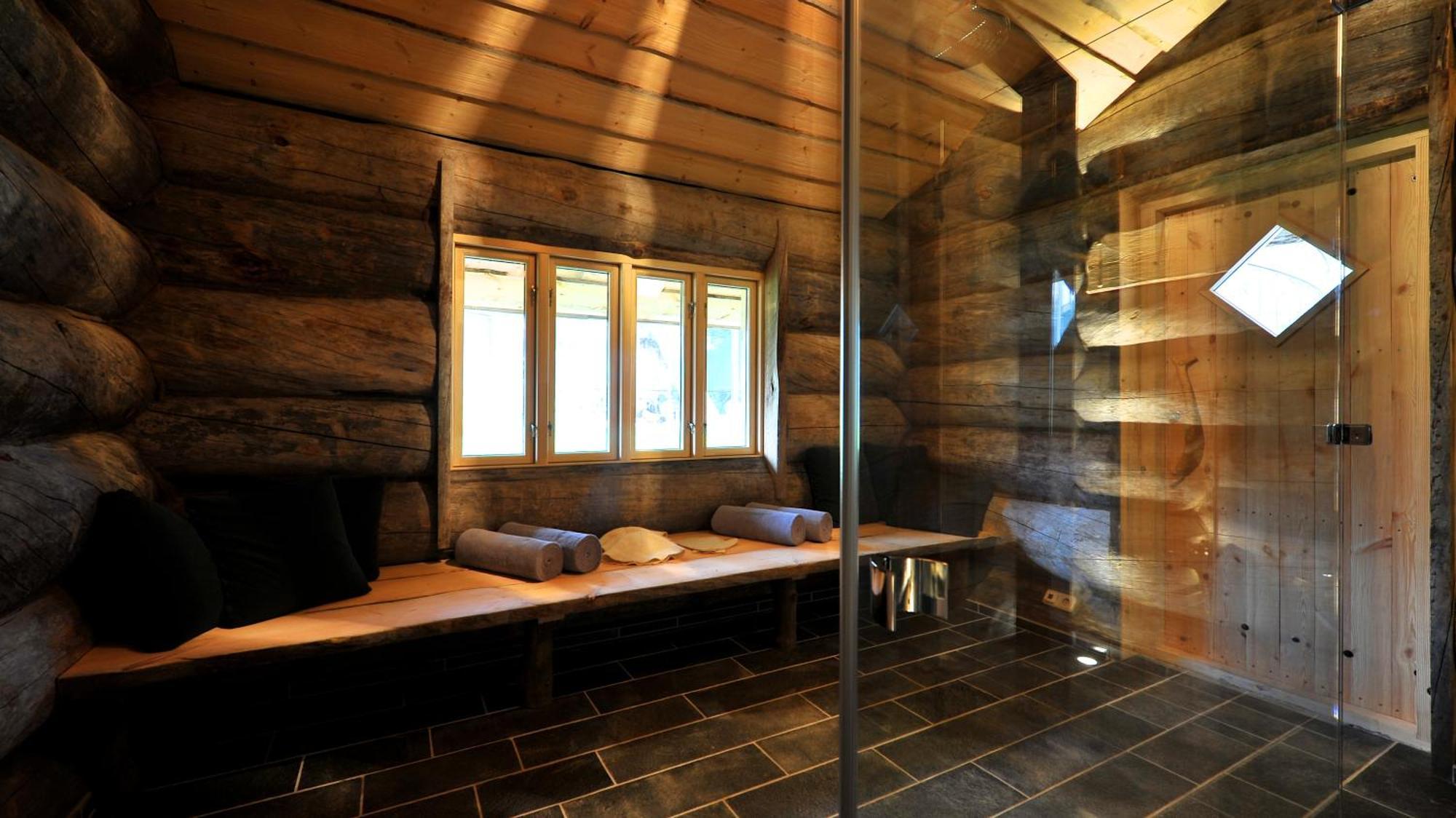 Palanga Life Balance Spa Hotel Kültér fotó The interior of the sauna
